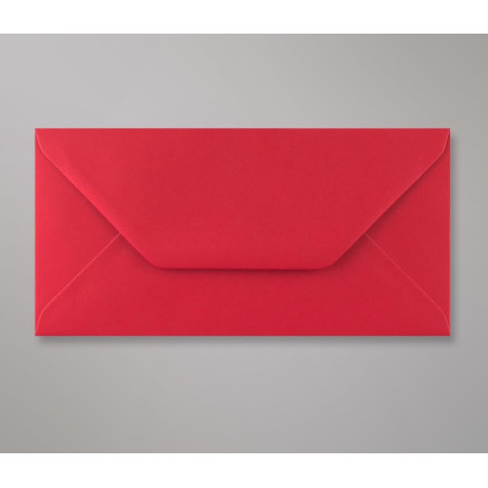 Enveloppes DL rouge pour faire-part