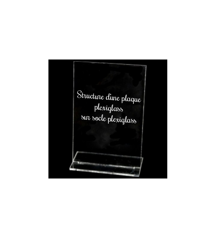 Plaque de menu de bar vierge, plaque de menu de mariage sur pied, menu de  table rond arqué acrylique noir -  France