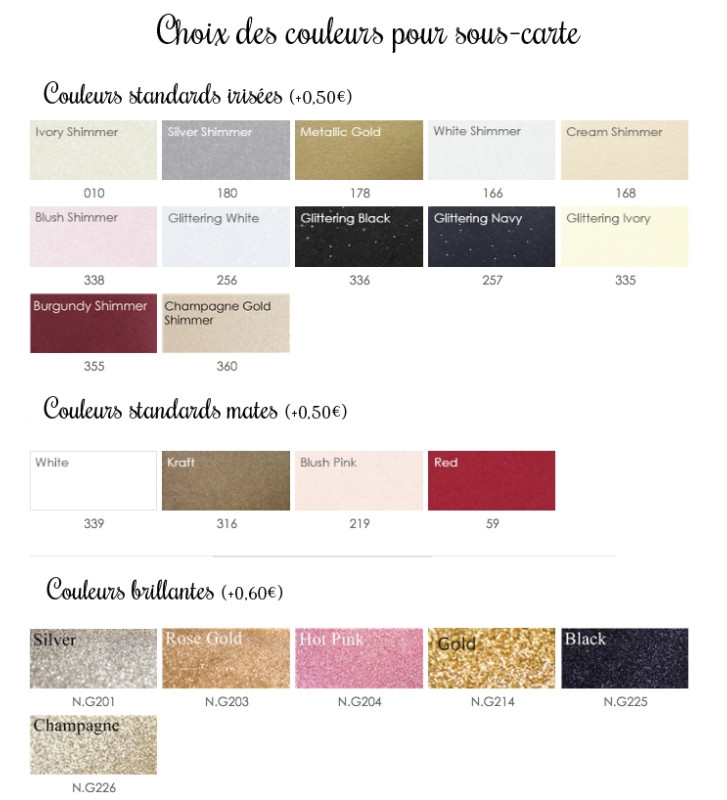 Faire part de Mariage Papier calque (papier transparent) - Pampa Quantité  par tranche Veuillez choisir votre tranche de quantité Sous carte Sans  sous-carte