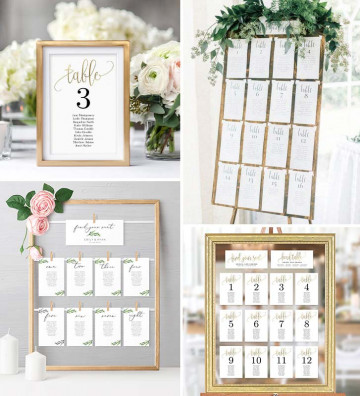 Idées pour organiser les cartes pour un plan de table de mariage original