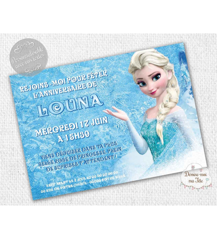 Cartes d'invitation anniversaire