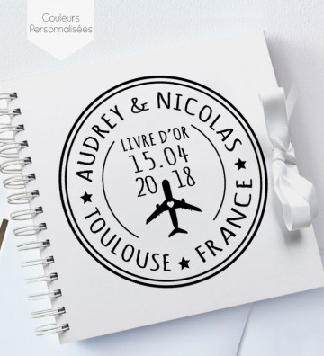 Livre d'or mariage blanc - Voyage