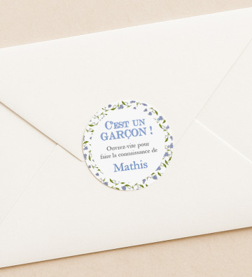 Autocollants coordonnés pour mettre sur les enveloppes - Liberty