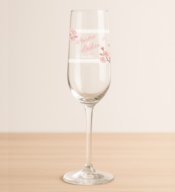 Flûtes champagne mariage personnalisés - Bohème Romantique