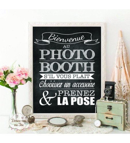 Tableau Photobooth Ardoise 1
