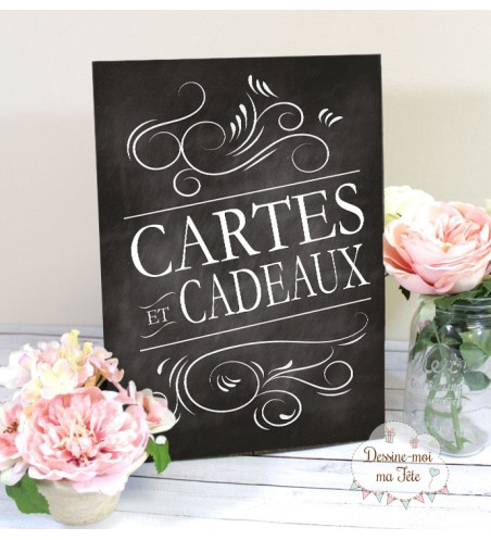 Tableau Cards & Gifts - Ardoise 1