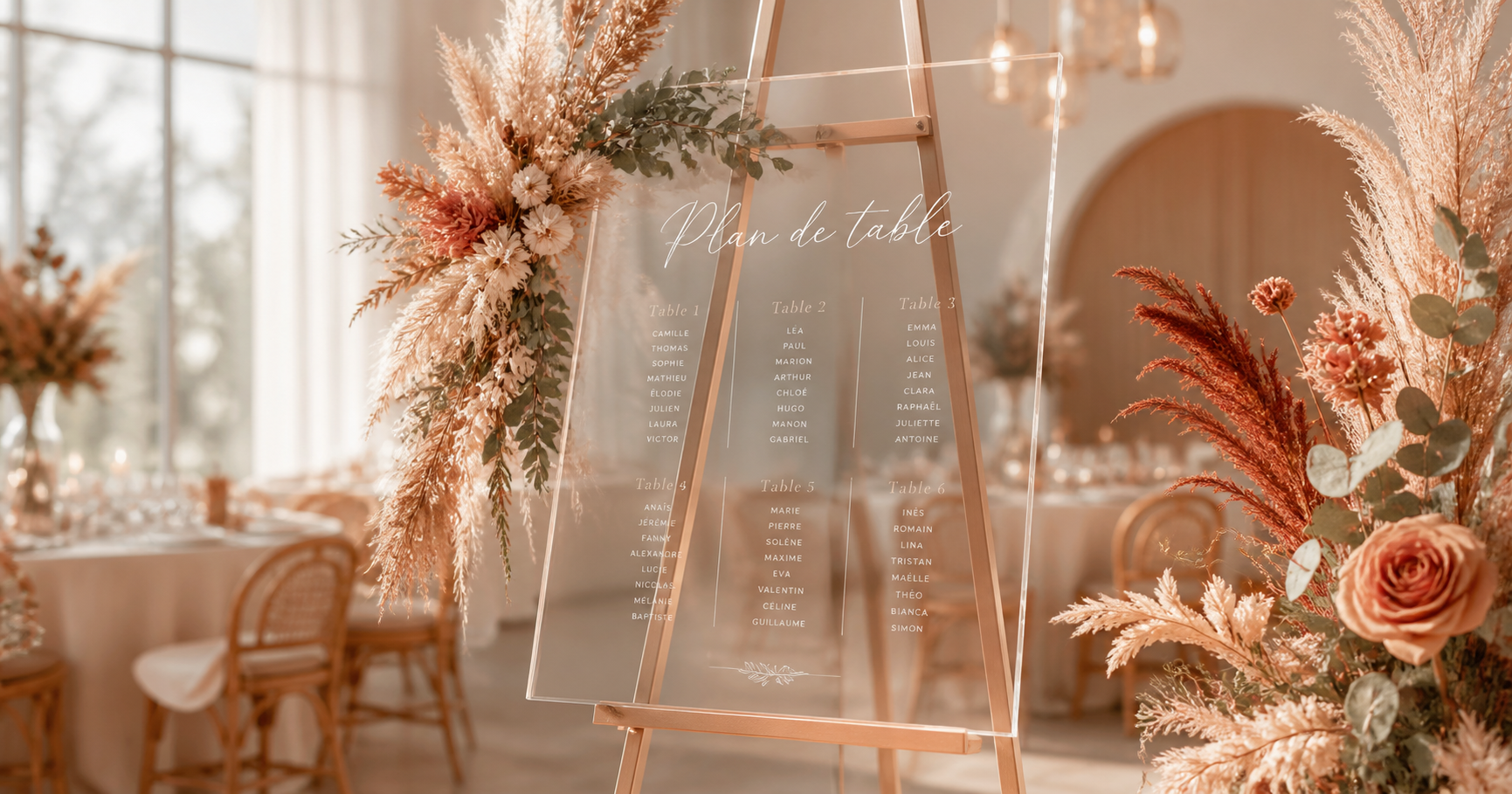 Plan de table mariage 2026 : 15 idées originales