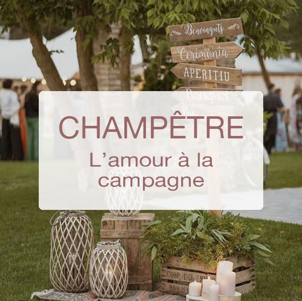 Thème Mariage Champêtre