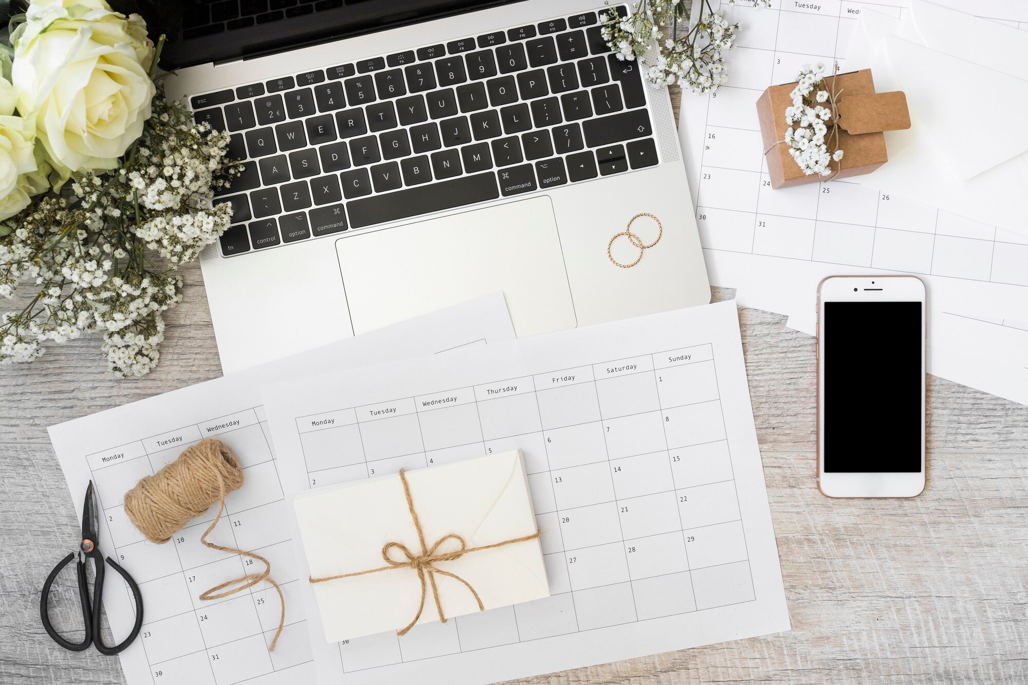 Rétroplanning de mariage : la checklist d’un mariage réussi