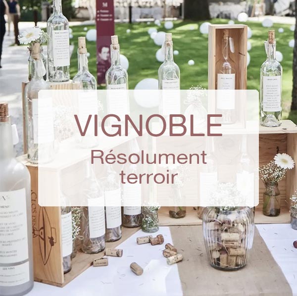 Thème Mariage Vin Vignoble