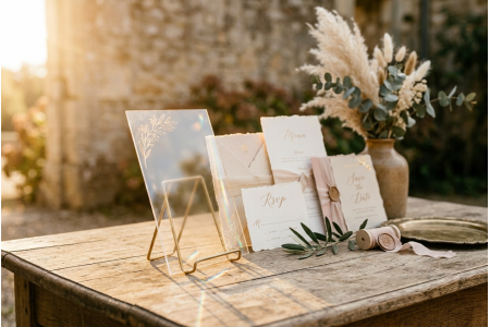 Faire-part acrylique ou papier : lequel choisir pour votre mariage ?